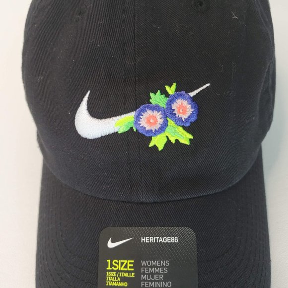 nike flower cap